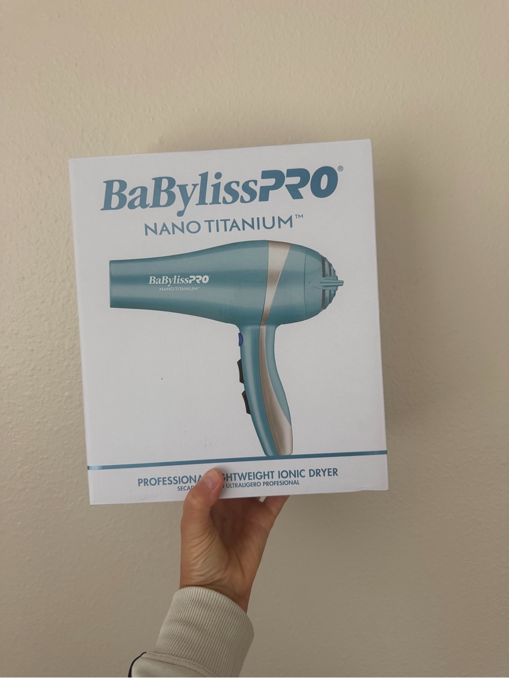 BaByliss Nano Titanium Lightweight Ionic Hair Dryer - Teal